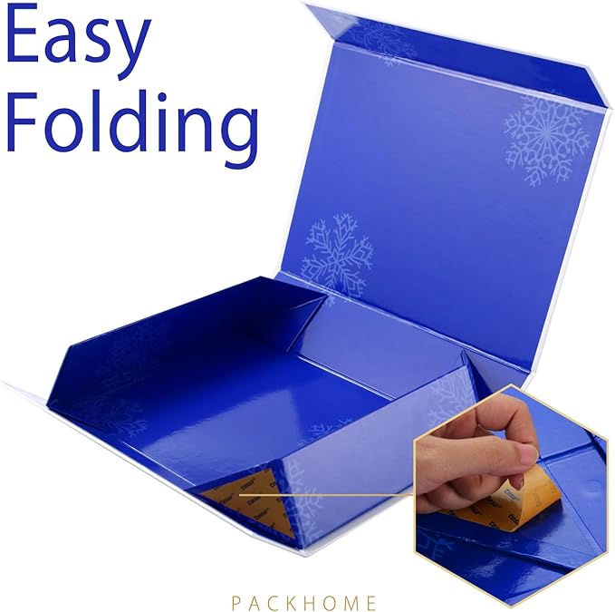 PACKHOME 6 Christmas Gift Boxes 11x7.8x2.3 Inches, Gift Boxes - Image 5