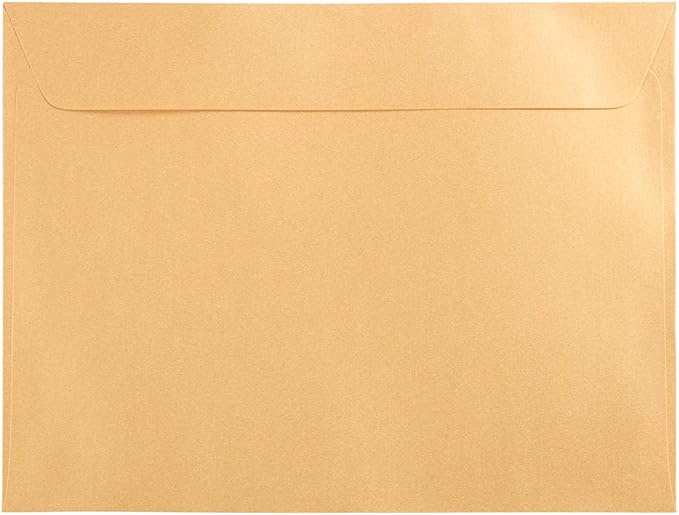 JAM PAPER 9 x 12 Open End Catalog Metallic Envelopes by JAMPaper