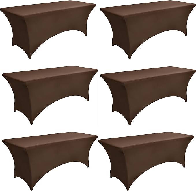 6-Pack 6ft Spandex Table Covers by Unknown