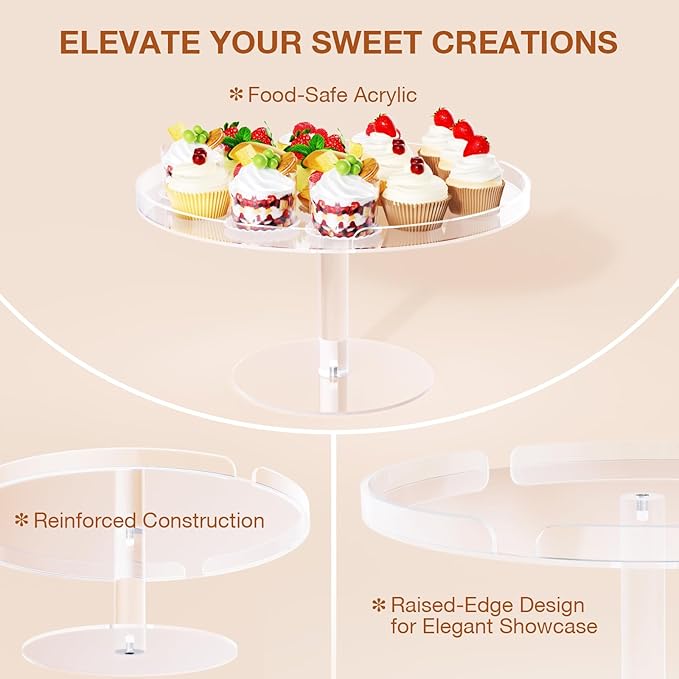 Acrylic Cupcake Stand, Cupcake Tower Holder Display - Image 3