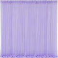 10x10 Purple Tulle Backdrop Curtains by WishCare