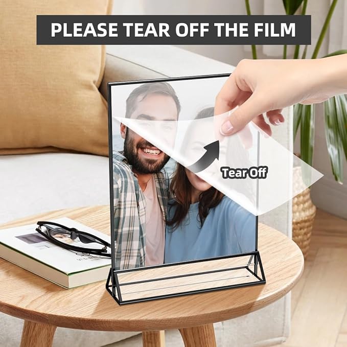 Acrylic Sign Holder 5x7 Display Stand, Acrylic Frames - Image 5