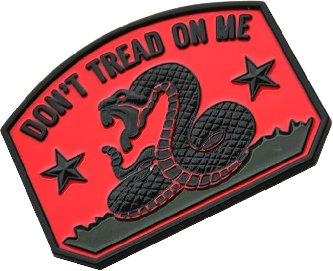 1x Gadsden Flag Rattlesnake Car Emblem 3D Decal Sticker - Image 2