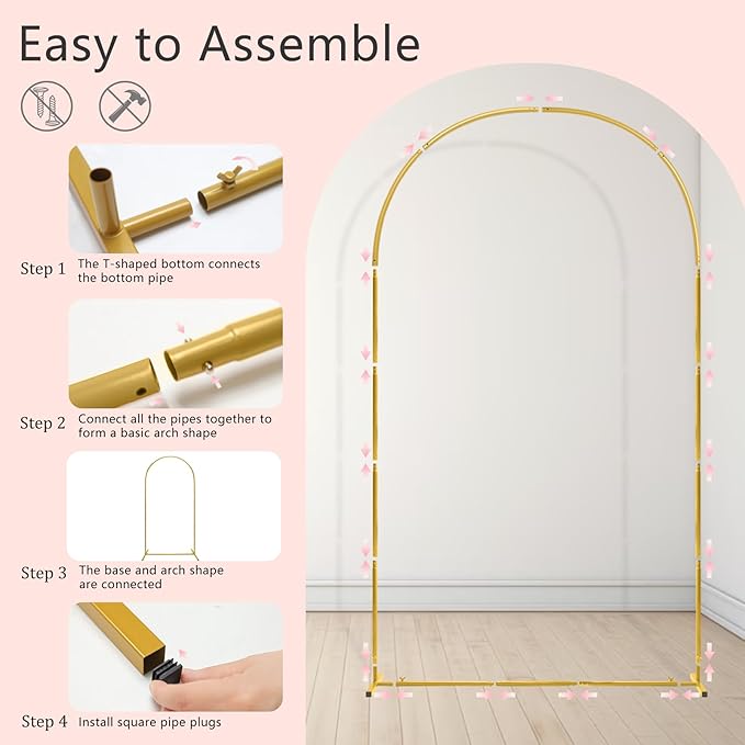 U+U Arch Backdrop Stand Set of 3 - Image 3