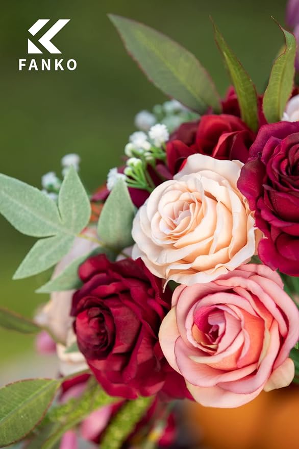 FANKO Rose Artificial Flowers Combo - Image 6