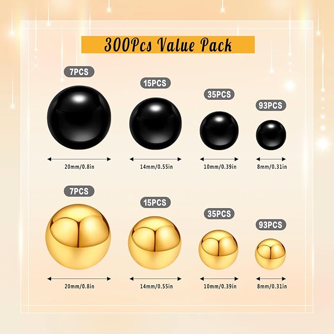 300Pcs Pearl Vase Filler, Candle Centerpieces, Wedding Birthday Party Home - Image 2