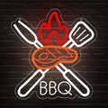 BBQ Neon Signs for Wall Decor, Adjustable Brightness Grill LED Sign for BBQ by Unknown