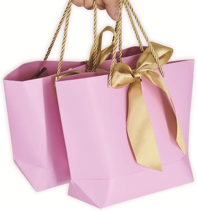 HUAPRINT Gift Bags with Handles, 7.48×3.54×7.9 inches, Party Favor Bags with - Image 6