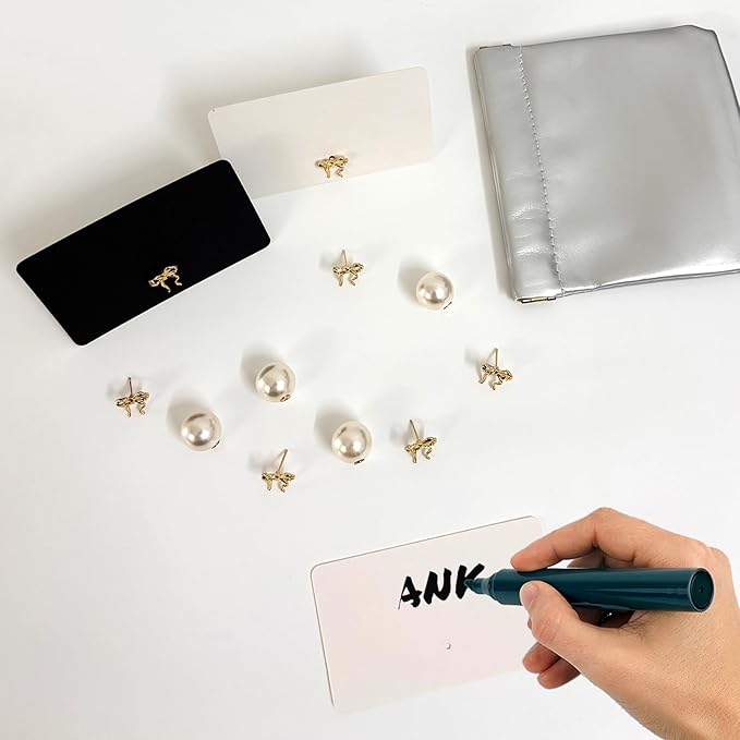 26Pcs Decorative Bow Place Card Holders Bulk Gold Name Card Stands Set Photo - Image 4