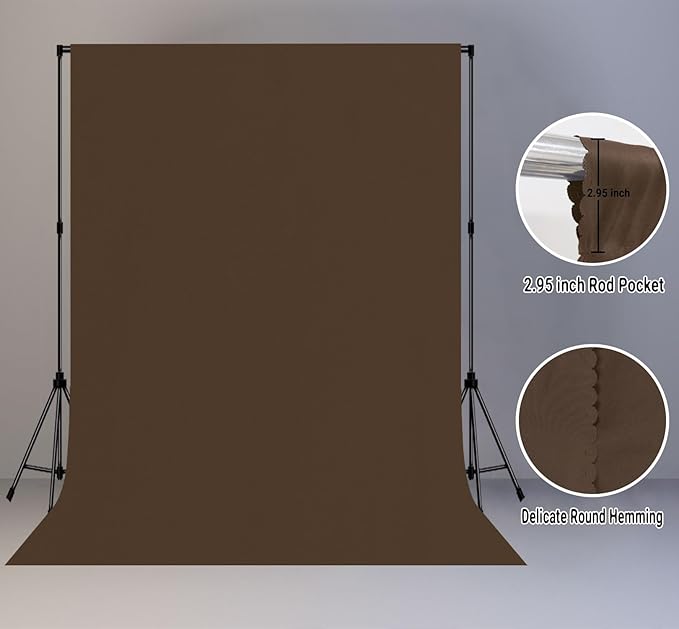 10x20FT Large Brown Screen Backdrops - Image 2