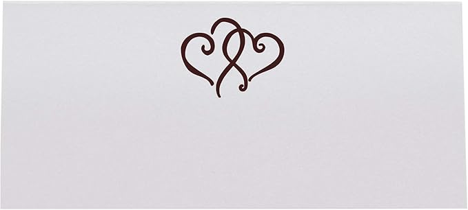 Linked Hearts Printable Place Cards, Laser & Inkjet Printers - Image 5