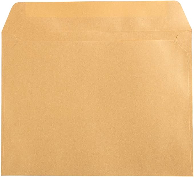 JAM PAPER 9 x 12 Open End Catalog Metallic Envelopes - Image 2