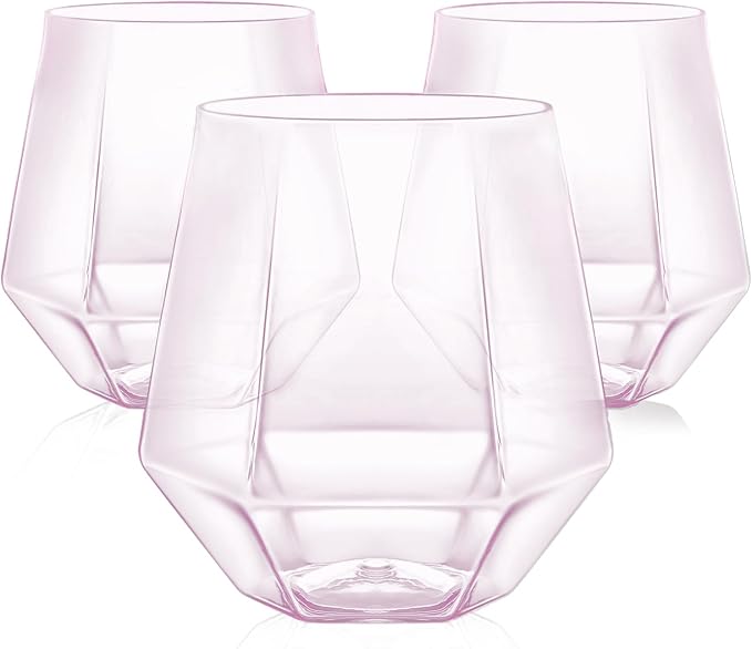 40 Pcak Plastic Stemless Wine cocktail Whiskey Champagne Glasses, 12 Oz by Maaacute