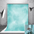 8x10ft Aqua Abstract Solid Photography Backdrops Gradient Portrait Photo Booth by HMTFOTO
