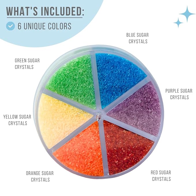 Sweets Indeed Sprinkles 6 Cell Edible Sprinkle Mix Jimmies Perfect - Image 2