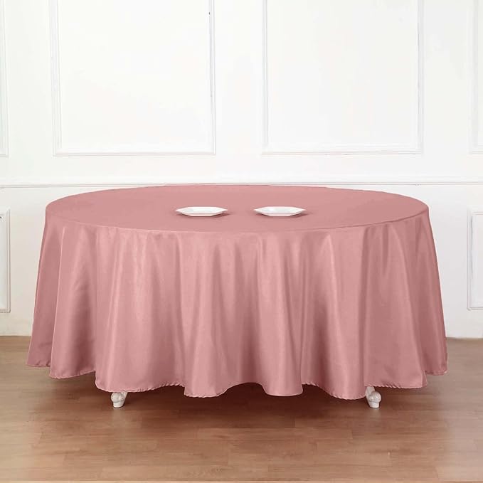 Efavormart Round Tablecloth, 108 Inch Stain & Wrinkle Resistant Washable Table - Image 3