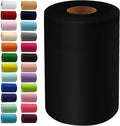 Black Tulle Fabric Rolls 6 Inch by 100 Yards Fabric Spool Tulle Ribbon by IONTACH