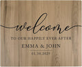Andaz Press Personalized Large Wooden Welcome Sign by AndazPress