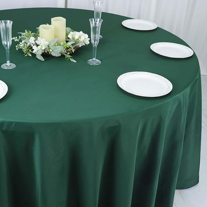 Efavormart Round Tablecloth, 132 Inch Stain & Wrinkle Resistant Washable Table - Image 9