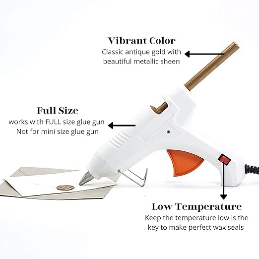 UNIQOOO Mailable Glue Gun Sealing Wax Sticks - Image 6