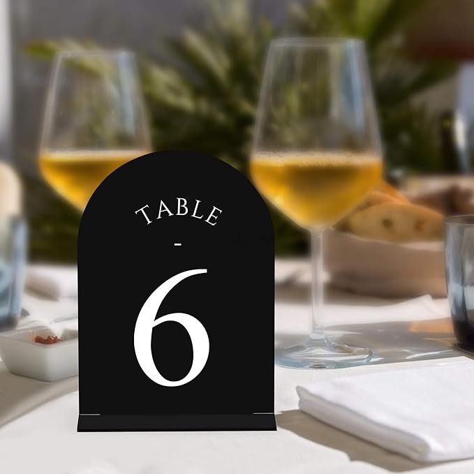 JOYIT Arch Wedding Table Numbers 1-10 - Image 4