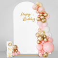 SoarDream White Spandex Arch Cover 6FT Wedding Arch Backdrop Cover Stretchy by SoarDream