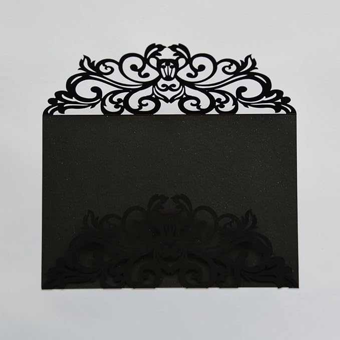 25PCS Laser Cut Wedding Invitations Cards - Image 2