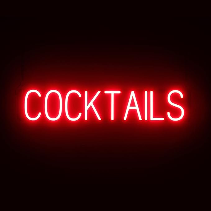 SpellBrite COCKTAILS Sign | Beer-Related Sign by SpellBrite