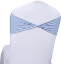 MDS Pack of 25 Spandex Chair Sashes Bows Elastic Stretch Dining Chair Bands by MDS