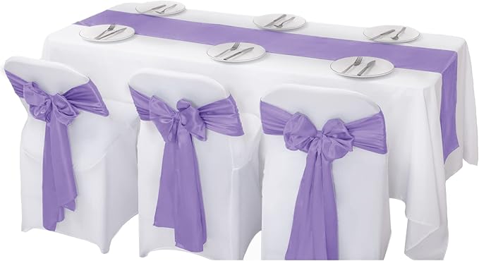 12Pack Table Runner 12 x 108 Inches Satin Silk Table Runner - Image 5
