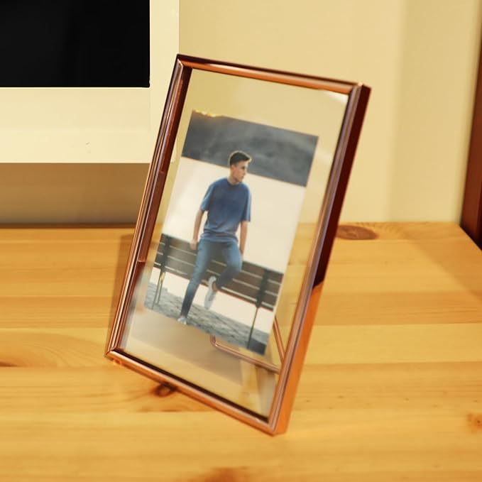 Rose Gold Floating Frame with Romantic Heart, - Image 6