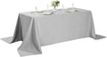 Rectangle Tablecloth 90x132 inch Washable Polyester Fabric Table Cloth by Cupuamon