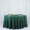 Efavormart Round Tablecloth, 132 Inch Stain & Wrinkle Resistant Washable Table by efavormart
