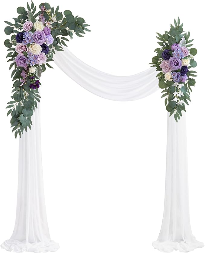 Lilac Artificial Wedding Arch Flowers Kit by Love%C2%A0Every%C2%A0Bit%C2%A0of%C2%A0Life