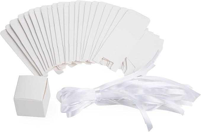 AWELL White Gift Candy Box Bulk 2x2x2 inches - Image 5