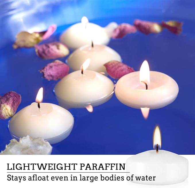 12 pcs Floating Candles, Smoke-Free and odorless, Burning continuously - Image 6
