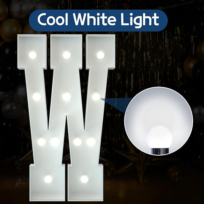 Marquee Letters 4 Feet Tall Large Light Up Letters Baby Shower Decorations - Image 2