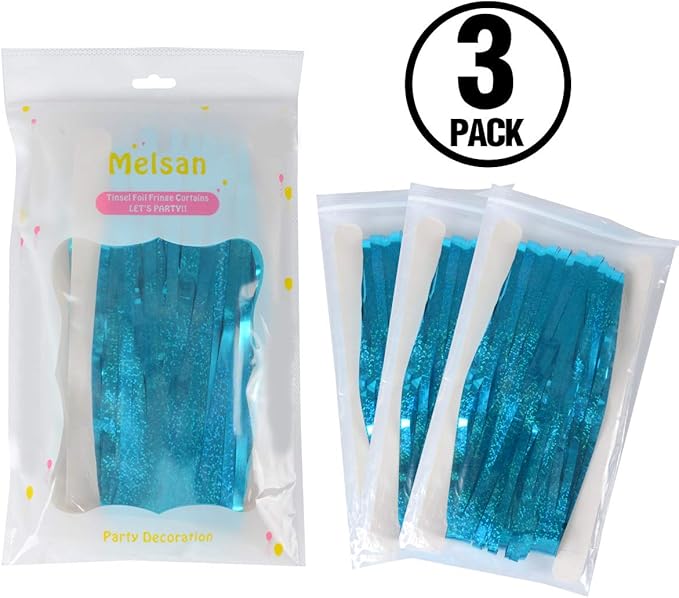 Foil Fringe Curtains Party Decorations - Image 7