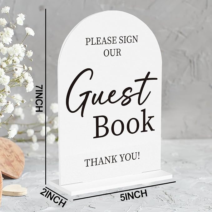 Wedding Guest Book Sign, Photo Guest Book Sign Desk Decor, Wedding Engagement - Image 2