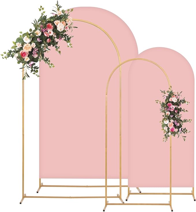 Metal Arch Backdrop Stand and Cover Set, 6FT Party Backdrop, Backdrop Stand by Unknown