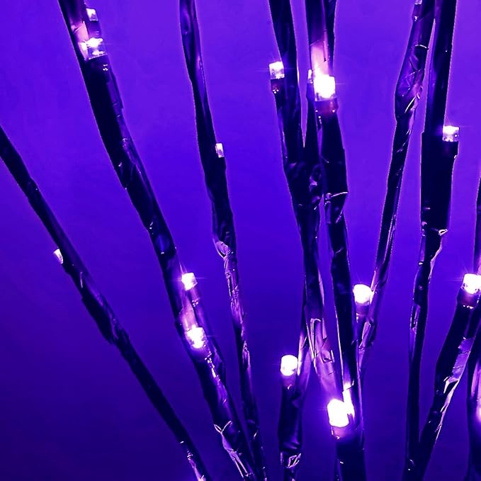 Led Branch Light Battery Operated Lighted Branches Vase Filler Willow Twig - Image 2