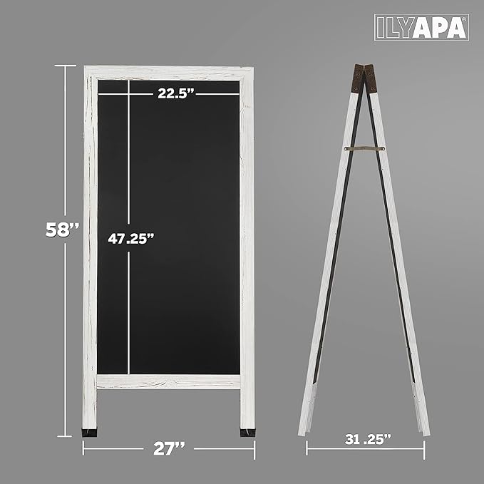 Ilyapa A-Frame Chalkboard Sidewalk Sign - Image 2