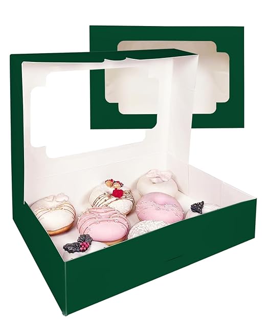 qiqee Auto-pop up Deep Green Cookie Box - Image 3
