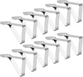 Tablecloth Clips 12 Pack, Heavy Duty Stainless Steel Picnic Table Cloth Holder by Unknown