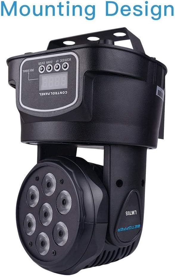 BETOPPER Moving Head RGBW, DJ Lights, Sound Activated/DMX Lighting, Moving Head - Image 7