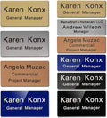 Custom Metal Engraved Name Tag Badge by Icomecn