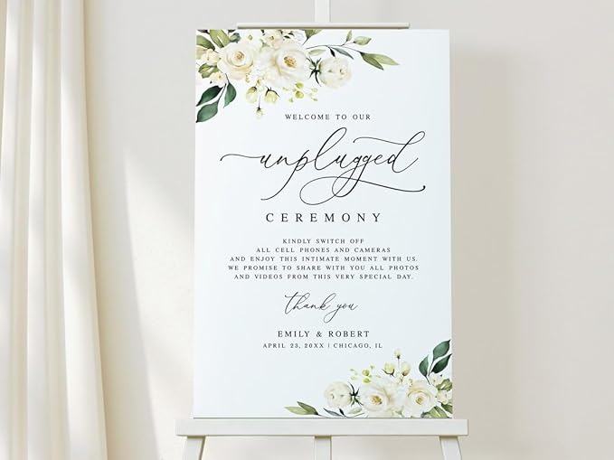 Wedding Welcome Sign, Wildflower Welcome Sign, Pole Mount - Image 2