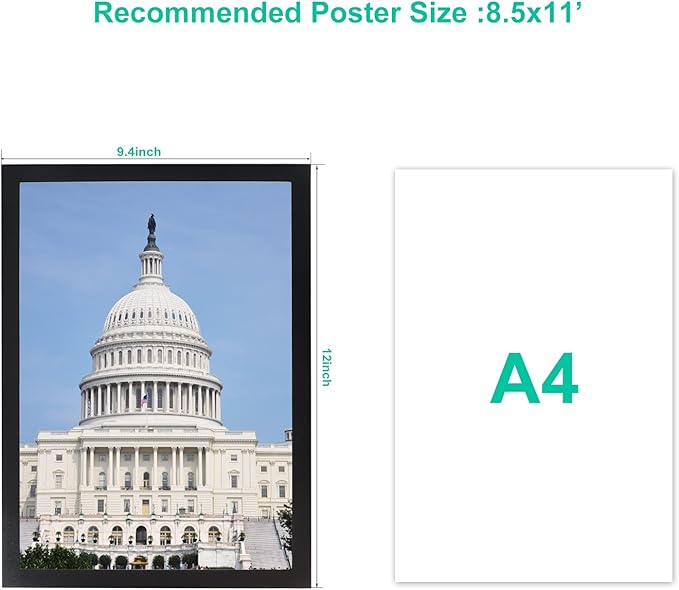 CRUGLA 8.5x11 Magnetic Frame Sheet - Image 7