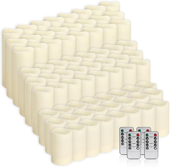 72-Pack LED Flameless Candles - Image 2