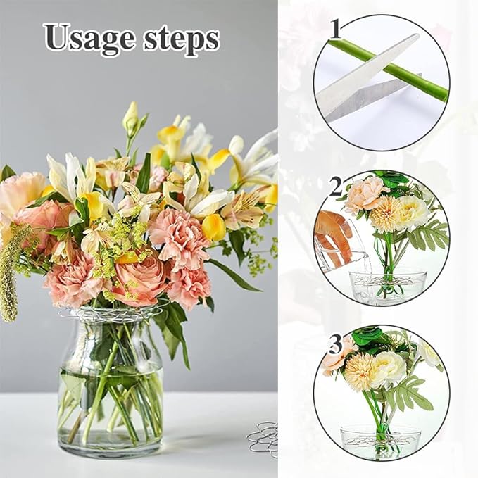 Stainless Steel Floral Grid Flower Arrangement Tool, Flower Grid Arranger - Image 5